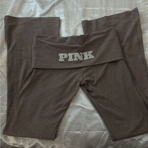 PINK Victoria's Secret High-Rise Lounge Leggings - Brown Heather